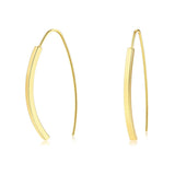 Stainless Steel Line Earrings for Women Minimalist Lady Earrings