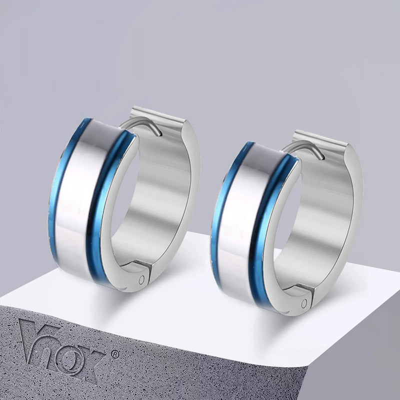 Small Stainless Steel Hoop Earring for Women Men