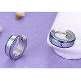 Small Stainless Steel Hoop Earring for Women Men