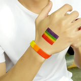 Rainbow Silicone Bangle LGBTQ Pride Wristband