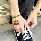 Rainbow Silicone Bangle LGBTQ Pride Wristband