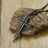 Bible Cross Pendant Philippians 4:13 Necklace