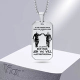 Personalized Stainless Steel Dog Tag Necklace for Him