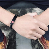 Stainless Steel Medical Alert ID Bracelet for Women Men Kids
