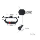 Stainless Steel Medical Alert ID Bracelet for Women Men Kids