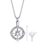 Stylish Navigation Compass Necklace for Men Women