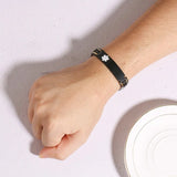 TYPE 1 DIABETES Medical Alert Mens ID Bracelet Engraving Stainless Steel