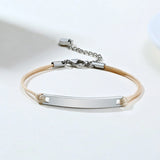 Personalized Bracelets for Women Sisters Stainless Steel Heart Charm BFF Jewelry