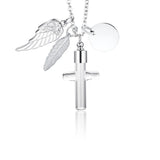 Hourglass Glass Urn Cremation Necklace for Ashes Jewelry Love Keepsake