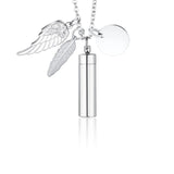Hourglass Glass Urn Cremation Necklace for Ashes Jewelry Love Keepsake
