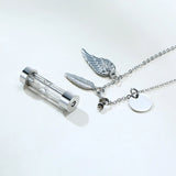 Hourglass Glass Urn Cremation Necklace for Ashes Jewelry Love Keepsake
