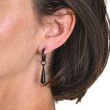 Water Drop Earrings for Women Men, Stainless Steel Clip Ear Accessory