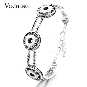 Vocheng 12mm Snap Button Chain Bracelet NN-391