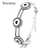 Vocheng 12mm Snap Button Chain Bracelet NN-391