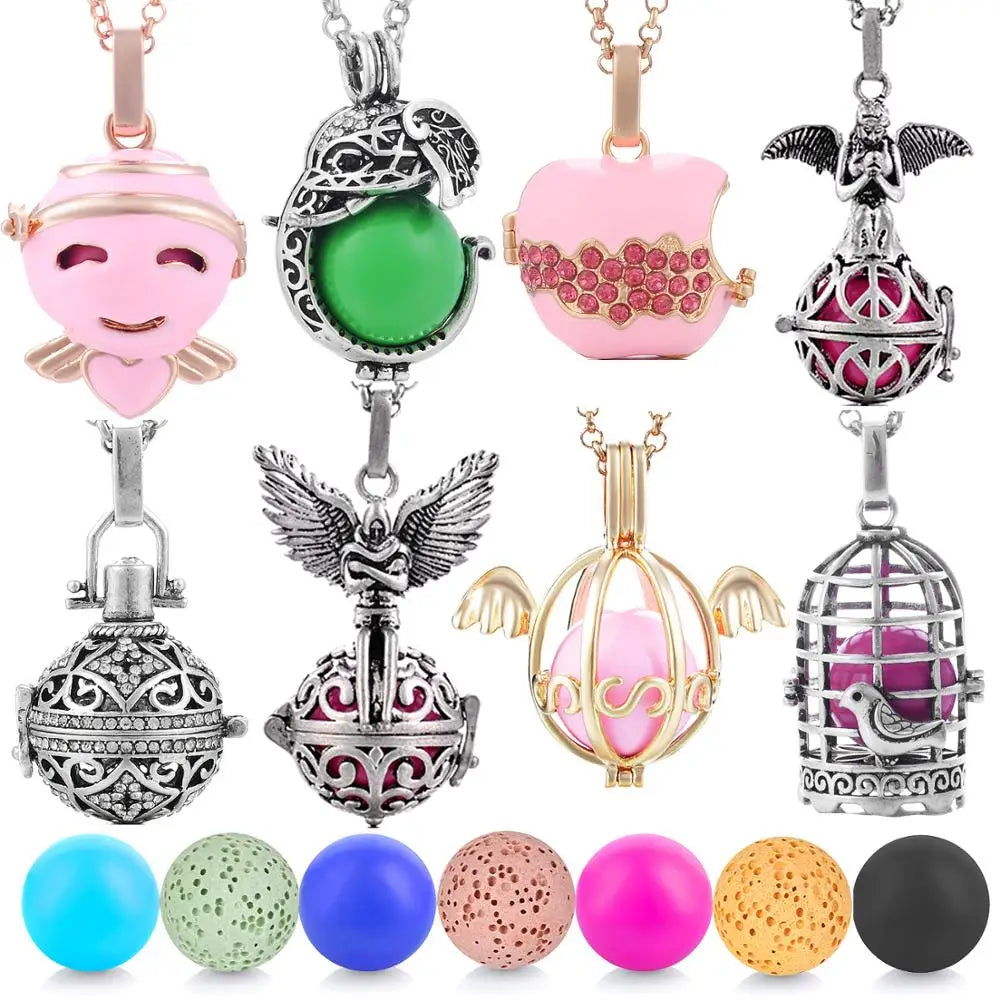 Vocheng Mexico Chime Music Ball Locket Necklace VA-088