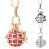 Vocheng Pregnancy Angel Ball Locket Pendant Necklace for Aroma Oil Diffuser