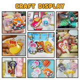 Vograce Anime Keychains Shaped Keyring Acrylic Keychain Charms