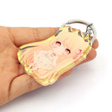Custom Rainbow Holographic Keychain Acrylic Charm