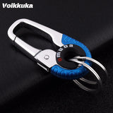 Voikukka High Stainless Buckle Carabiner Double Ring Durable KeyChain