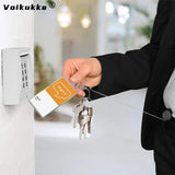 Voikukka Jewelry Metal Pull Button Retractable Belt Keychain