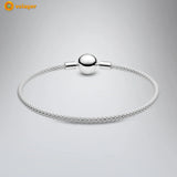 925 Sterling Silver Bracelet Moments Mesh Bracelet