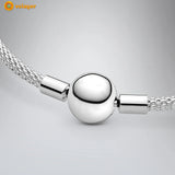 925 Sterling Silver Bracelet Moments Mesh Bracelet