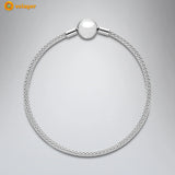 925 Sterling Silver Bracelet Moments Mesh Bracelet