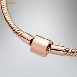 925 Sterling Silver Snake Chain Bracelet Friendship Bangles
