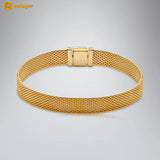925 Silver Golden Pan Reflexions Bracelet for Women