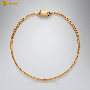 925 Silver Golden Pan Reflexions Bracelet for Women