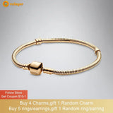 925 Silver Snake Chain Bracelet Women