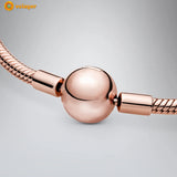 925 Silver Bracelet Snake Chain Friendship Bangle Jewelry Birthday Gift