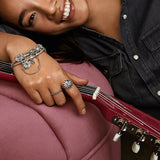 925 Silver Barrel Clasp Snake Chain Bracelet for Women