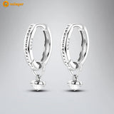 925 Silver Anti-Stone Hoop Earrings Personalized for Women
