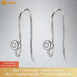 925 Sterling Silver U-Shaped Pav? Earrings for Women