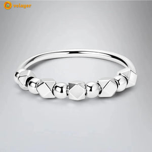 925 Silver Beads Ring for Women
