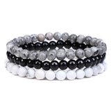 Volcanic Stone Bracelet for Men 6mm Beads Couple Bracelet