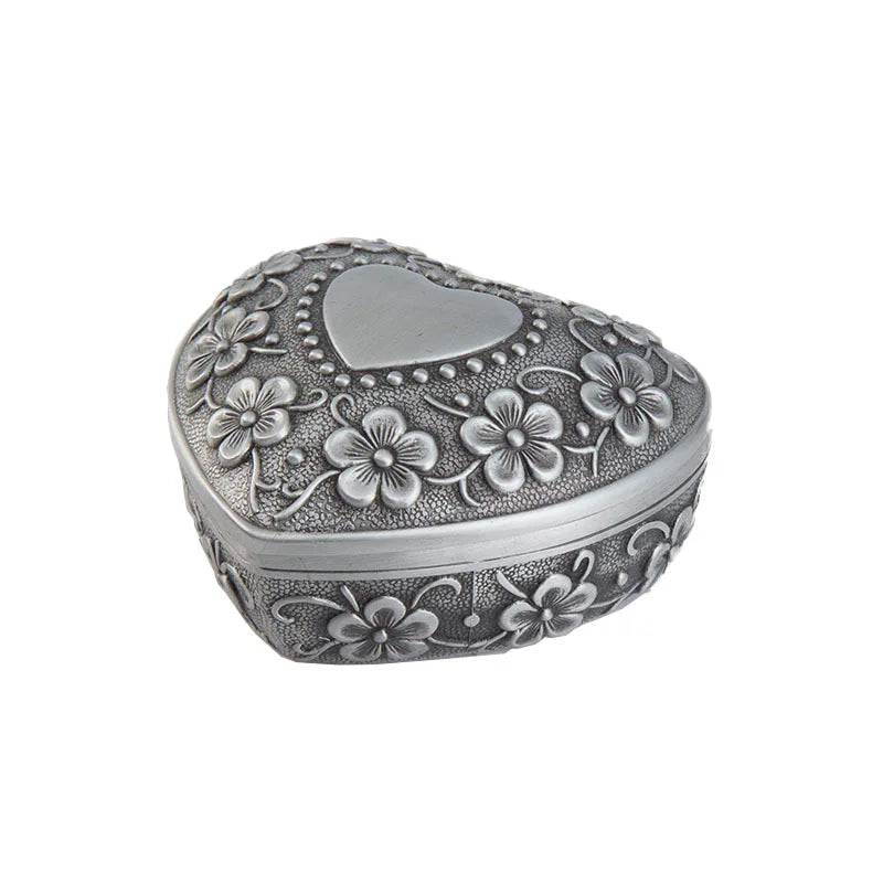 Necklace Jewelry Packaging Box Retro Metal Love Small Box Style Women Gift