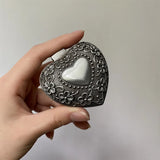 Necklace Jewelry Packaging Box Retro Metal Love Small Box Style Women Gift