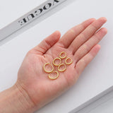 Small Bead Hoop Earring Women 14K Plated Jewelry Piercing Ear Ring Set