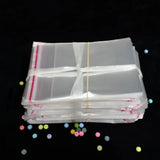 10-32CM Clear Self-adhesive Sealing Plastic Bags Gift Jewelry Packaging Bag