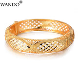African Ethiopian Jewelry Flower Dubai Bracelet Bangle for Women