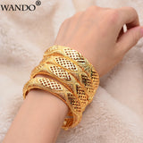 African Ethiopian Jewelry Flower Dubai Bracelet Bangle for Women