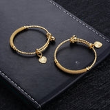 2pcs Ethnic Bell Bangle for Girls Baby Kids