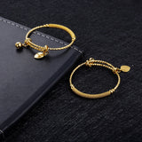 2pcs Ethnic Bell Bangle for Girls Baby Kids