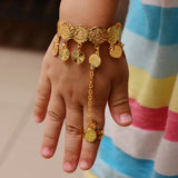 Coin Bangles Girl Bracelet Islam Muslim Arab Money African Jewelry Gift