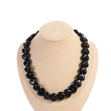 WANGAIYA Acrylic Love Candy Necklace Female Heart-Beaded Collarbone Chain