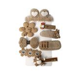 WANGAIYAO 8-Piece Children's Net Red Hair Accessories Girl Autumn Winter