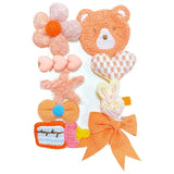 Autumn Winter Fur Hair Clip 9-Piece Set for Girls