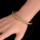 Gold-plated Magnet Health Bracelet Couple Jewelry